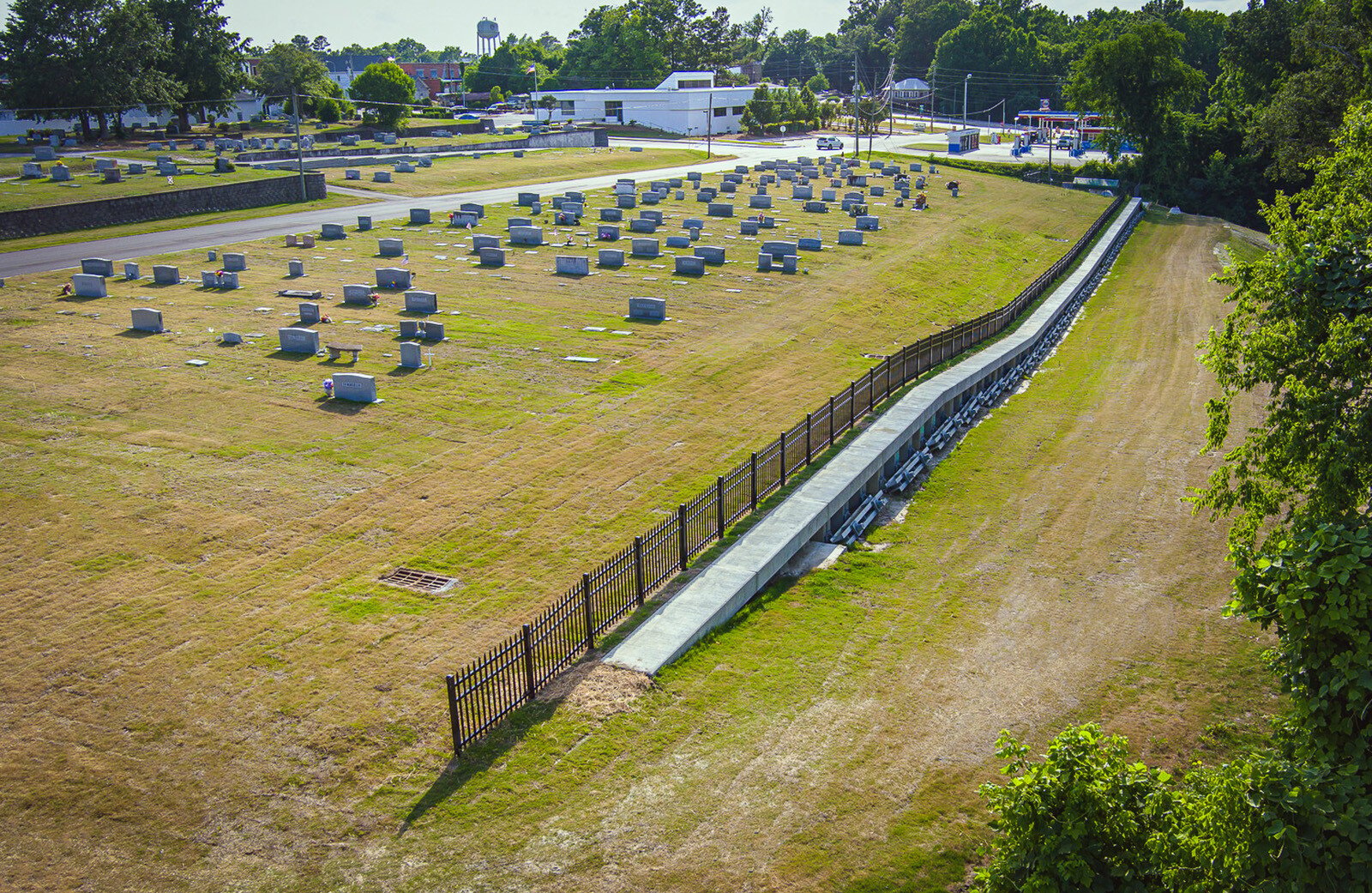 Restored cemetery