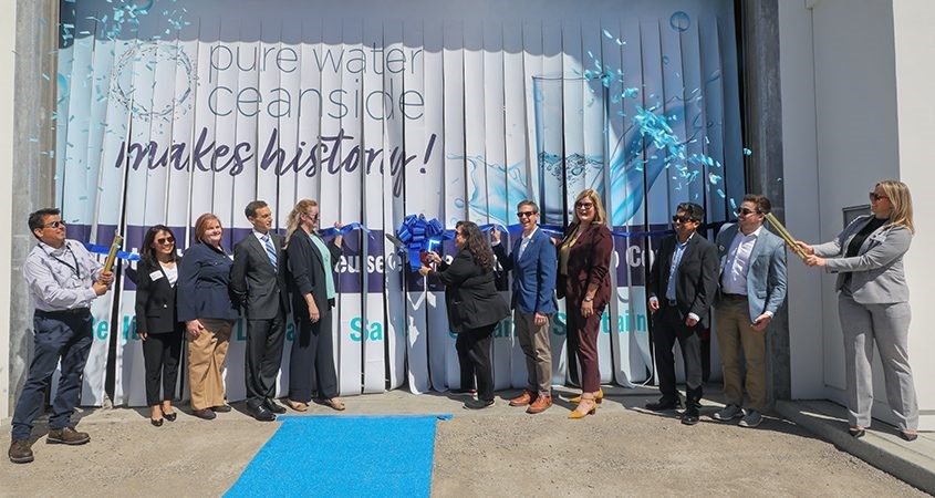 Pure Water Ribbon Cutting