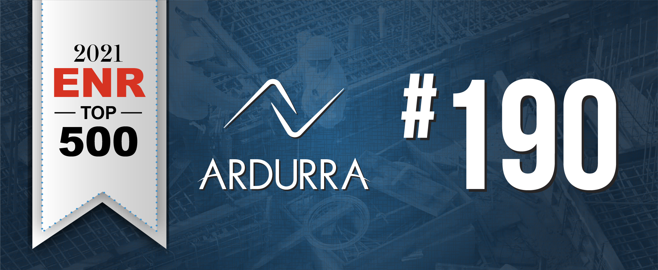 Ardurra Ranked #190 In ENR’s 2021 Top 500 Design Firm Rankings